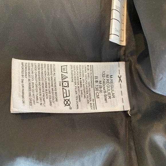 GAP - kids down vest M - Picture 3 of 6